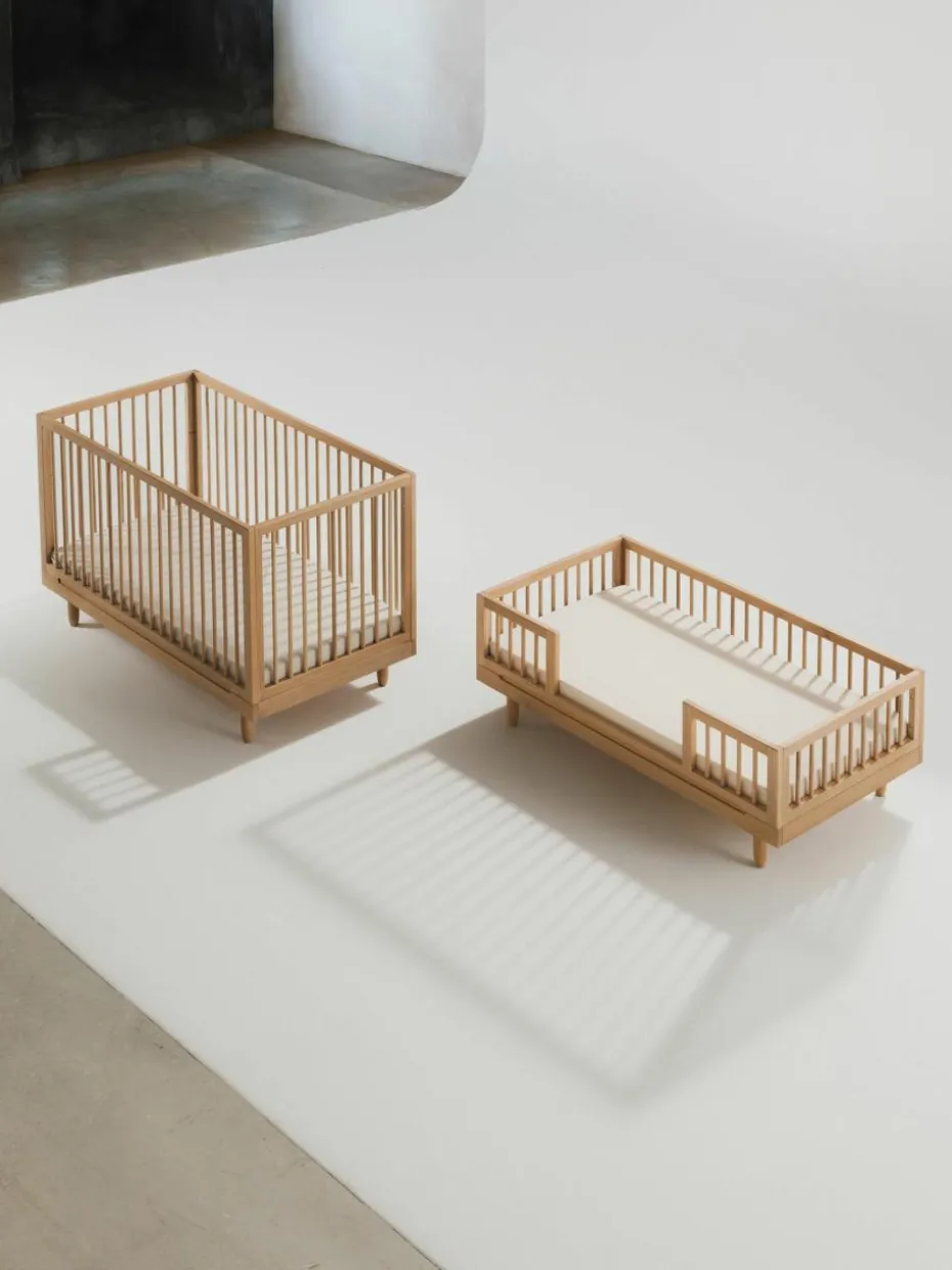 Höhenverstellbares Babybett Pure aus Eichenholz, 70 x 140 cm