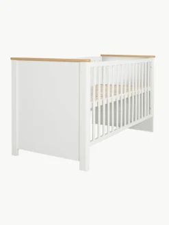 Höhenverstellbares Holz-Babybett Ava, 70 x 140 cm