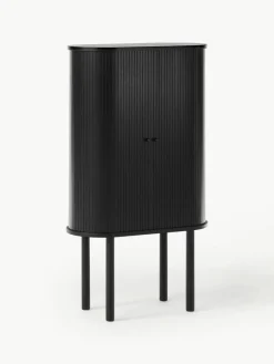 Highboard Calary mit geriffelter Front