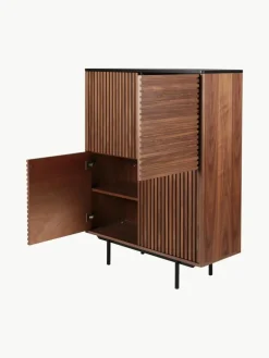 Highboard Nuance mit Rillen-Dekor