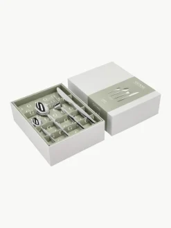 Hochglanzpoliertes Besteck-Set Twist, 4 Personen (16-tlg.)