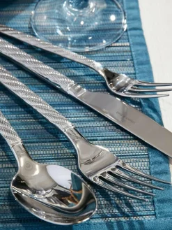 Hochglanzpoliertes Besteck-Set Montauk, 6 Personen (24-tlg.)