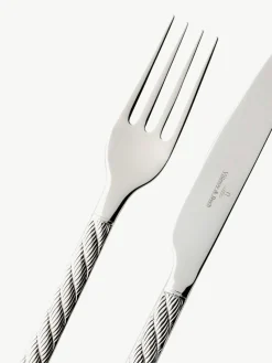 Hochglanzpoliertes Besteck-Set Montauk, 6 Personen (24-tlg.)