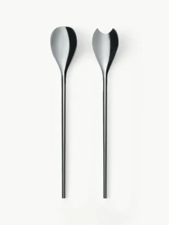 Hochglanzpoliertes Salatbesteck Human