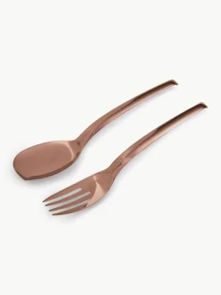 Hochglanzpoliertes Salatbesteck Living