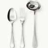 Hochglanzpoliertes Servierbesteck-Set Perles aus Edelstahl, 3-tlg.