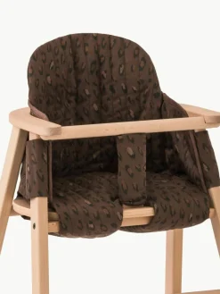 Hochstuhl-Sitzkissen Growing Green aus Bio-Baumwolle