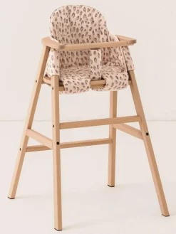 Hochstuhl-Sitzkissen Growing Green aus Bio-Baumwolle