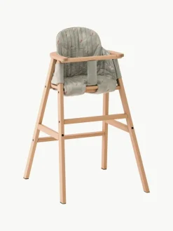 Hochstuhl-Sitzkissen Growing Green aus Bio-Baumwolle