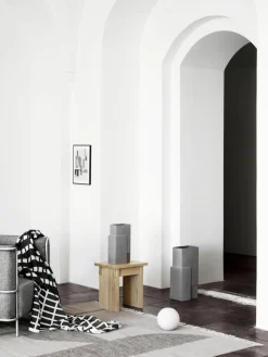 Hocker Japanese aus Eichenholz