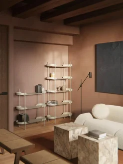 Hohes Metall-Regal Taru