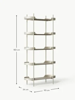Hohes Metall-Regal Taru