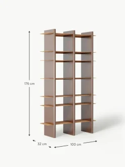 Hohes Regal Rami mit Metall-Elementen