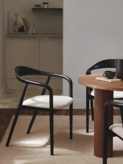 Holz-Armlehnstuhl Angelina mit Sitzpolster