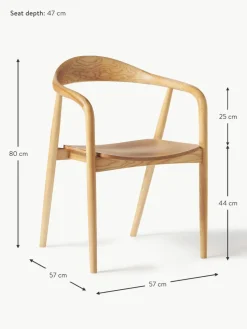 Holz-Armlehnstuhl Angelina