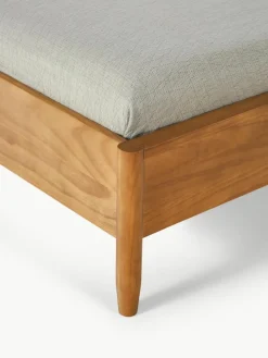 Holzbett Windsor mit Kopfteil aus Kiefernholz