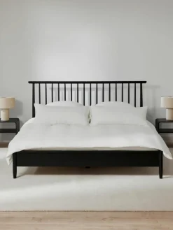 Holzbett Windsor mit Kopfteil aus Kiefernholz