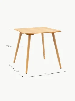 Holz-Esstisch Hatfield, 77 x 77 cm