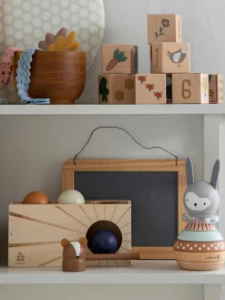 Holz-Klopfspielzeug Woodland, 5er-Set