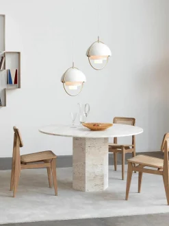 Holzstuhl C-Chair aus Eichenholz mit Wiener Geflecht