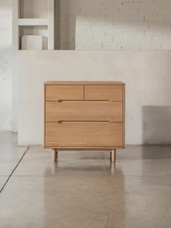 Holz-Wickelkommode Pure mit Schubladen