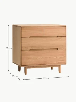 Holz-Wickelkommode Pure mit Schubladen