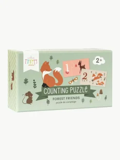 Holz-Zählrätsel Forest Friends