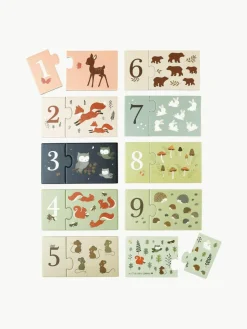 Holz-Zählrätsel Forest Friends