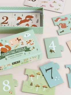 Holz-Zählrätsel Forest Friends