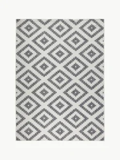 In- & Outdoor-Wendeteppich Malta in Grau/Creme