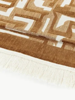 Jacquard-Tagesdecke Fran mit Fransenabschluss