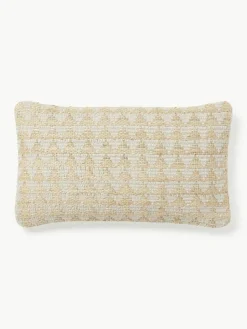 Jute-Kissenhülle Flint mit geometrischem Muster