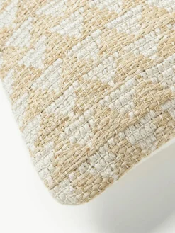 Jute-Kissenhülle Flint mit geometrischem Muster