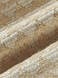 Jute-Kissenhülle Flint mit geometrischem Muster