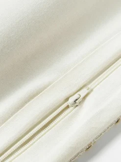 Jute-Kissenhülle Flint mit geometrischem Muster