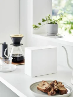 Kaffeefilterbox Tower aus Metall