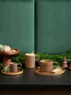 Kaffeetassen Gobi mit reaktiver Glasur, 6 Stück