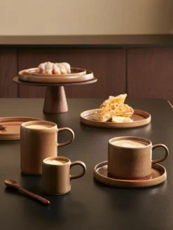 Kaffeetassen Gobi mit reaktiver Glasur, 6 Stück