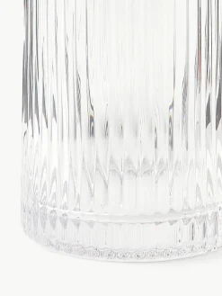 Karaffe Minna mit Rillenrelief und Goldrand, 1.1 L