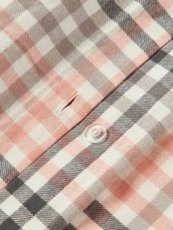 Karierter Flanell-Bettdeckenbezug Eli