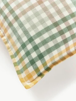 Karierter Flanell-Bettdeckenbezug Eli