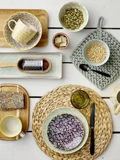 Küchenreiben Acci aus Akazienholz und Edelstahl, 2er-Set