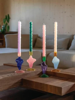 Kerzenhalter Flux aus Glas