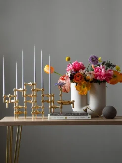 Kerzenhalter Stoff Nagel