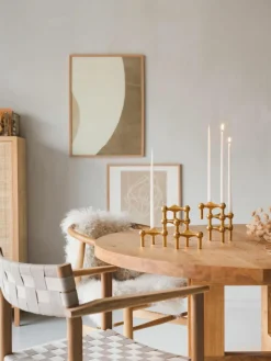 Kerzenhalter Stoff Nagel