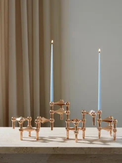 Kerzenhalter Stoff Nagel