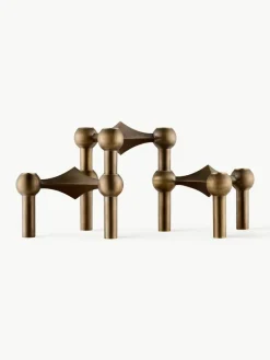 Kerzenhalter Stoff Nagel, 3er-Set