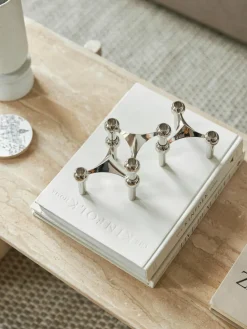 Kerzenhalter Stoff Nagel, 3er-Set