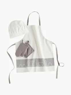 Kinder-Küchenchefset Kids' Hub aus Baumwolle, 4-tlg.