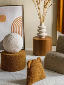 Kinder-Pouf Sugar aus Teddy, Ø 40 cm